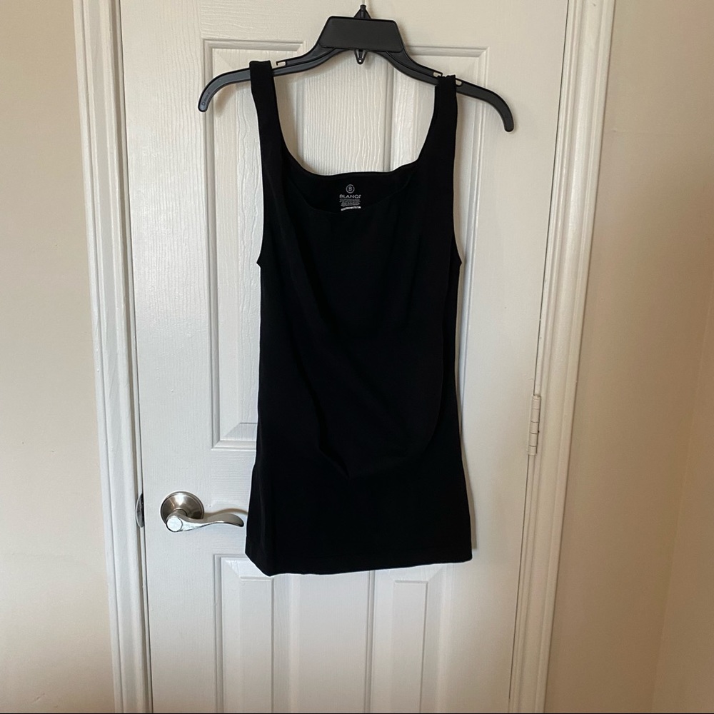 Blanqi Maternity Belly Support Tank Top Black Size XL